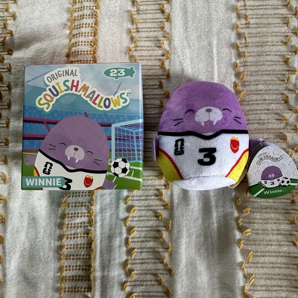 McDonald’s 2026 Squishmallows Winnie Walrus Happy Meal FIFA World Cup Box 23